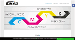 Desktop Screenshot of color-studio.pl