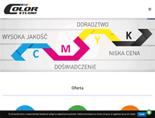 Tablet Screenshot of color-studio.pl